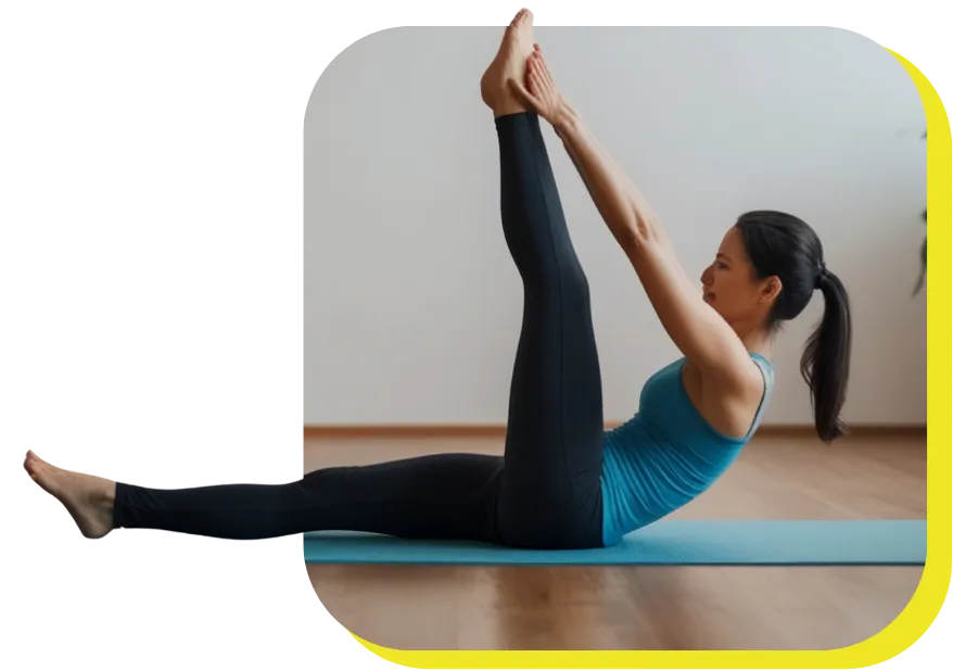 sessão de pilates solo