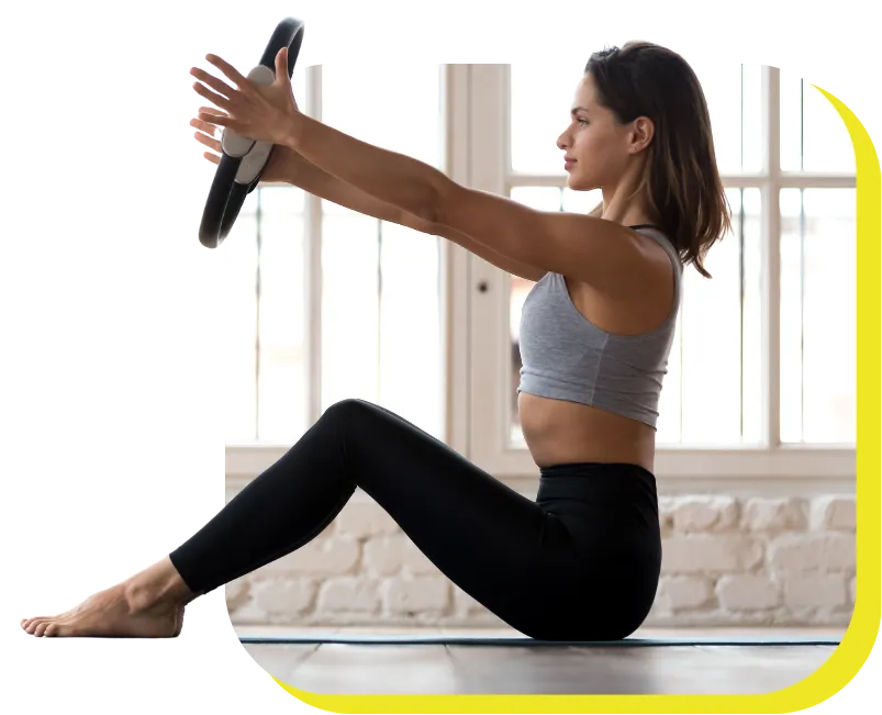 sessão de pilates solo